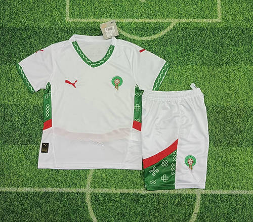 2025 Morocco Home Kids Cheap Soccer Jerseys