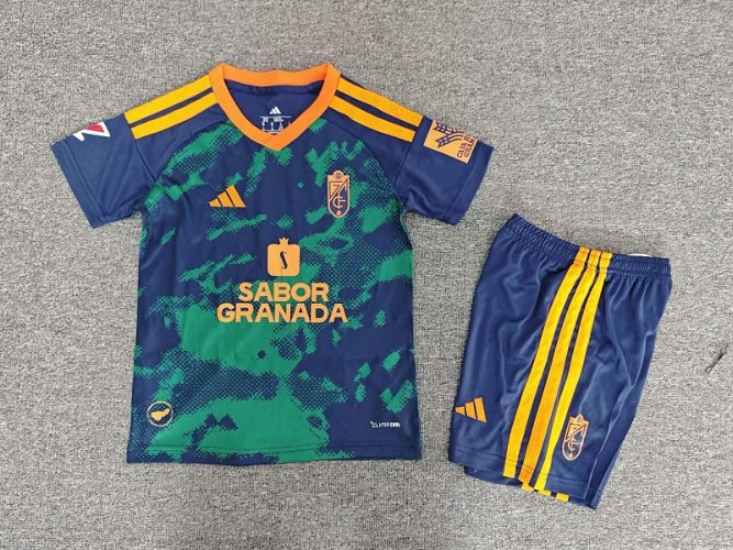 26-27 Granada Third Kids Soccer Jerseys and shorts