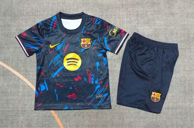 26-27 Barcelona Special Kids Soccer Jerseys and shorts