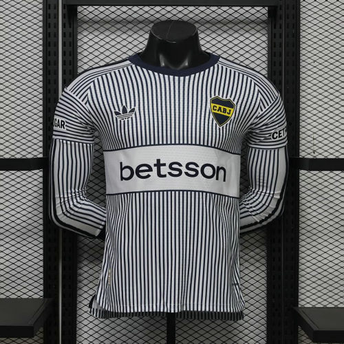 26-27 Boca Juniors Away Long Sleeves Player Version Soccer Jerseys