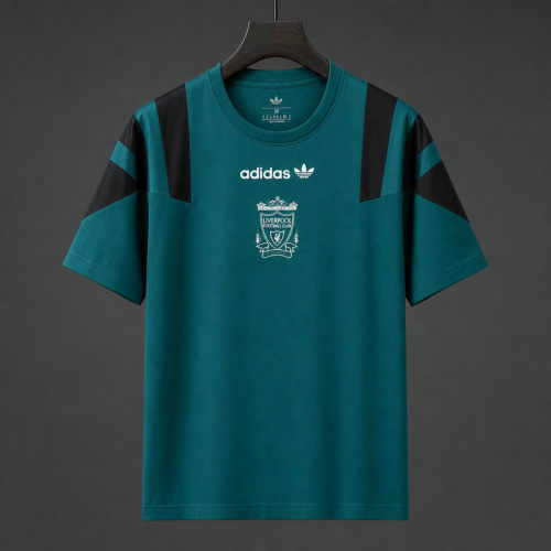 26-27 Liverpool Adidas Originals Retro Special Edition Green Jersey