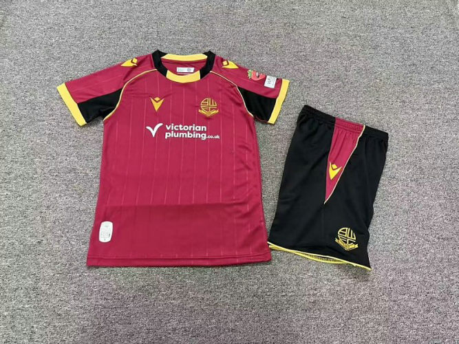 26-27 Bolton Away Kids Soccer Jerseys and shorts