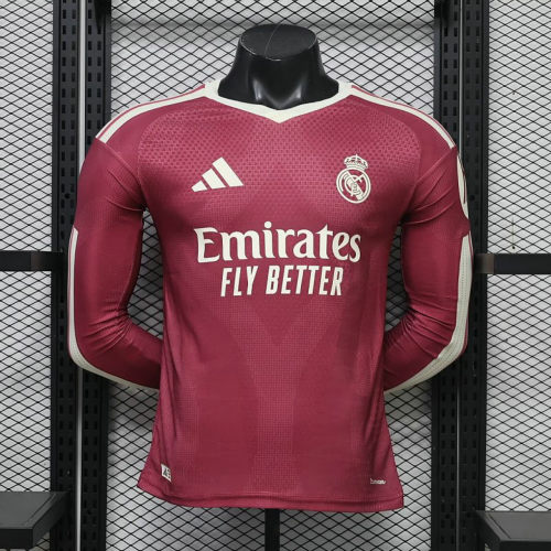 26-27 Real Madrid Third Long Sleeves Player Version Soccer Jerseys