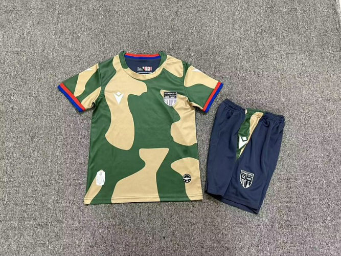 26-27 Stoke City Away Kids Soccer Jerseys and shorts