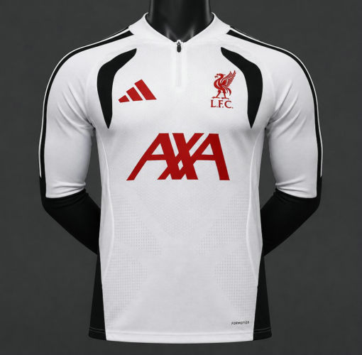 Player Version 26-27 Liverpool FC White Long Sleeve Jersey