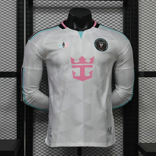 26-27 Inter Miami Away Long Sleeves Player Version Soccer Jerseys